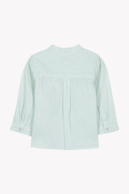Shirt
Sage Linen Stripes