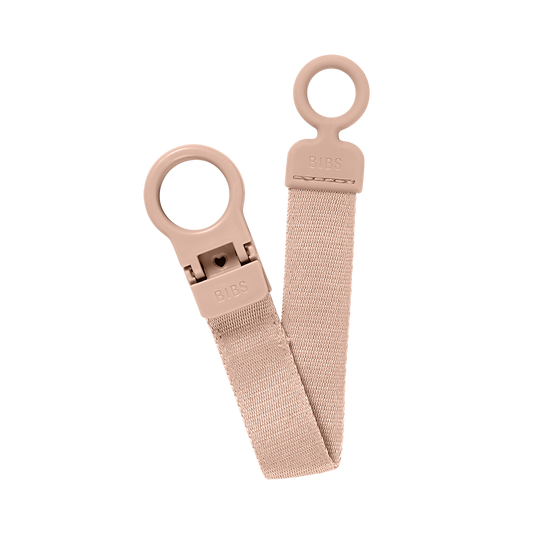 Bibs| Pacifier Clip Loop - Blush