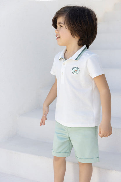 Polo shirt
Ecru explorer cotton