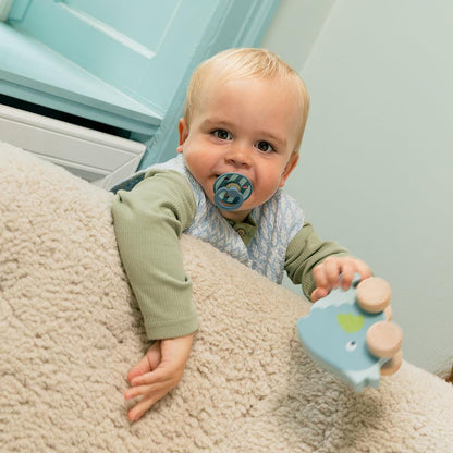 STUDIO Colour Pacifiers 2 Pack Block - Nordic Mint Petrol Mix size 1 | +0 months