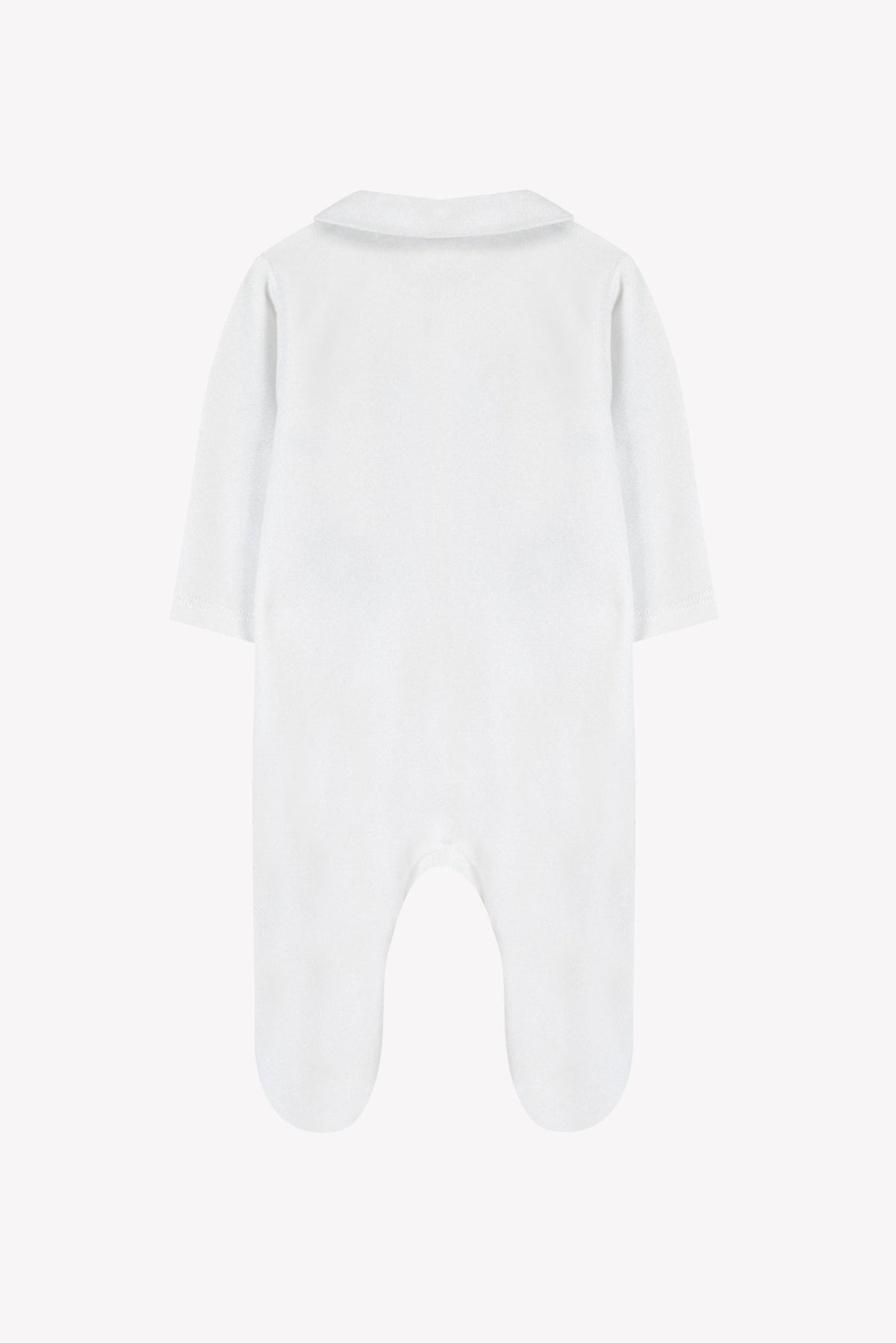 Pajamas
Ecru cotton Velvet Embroidered