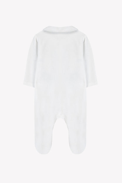 Pajamas
Ecru cotton Velvet Embroidered