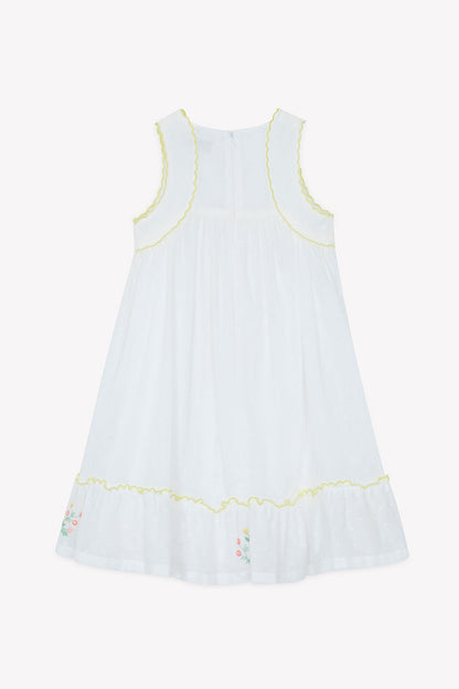 Dress
White cotton Plumetis