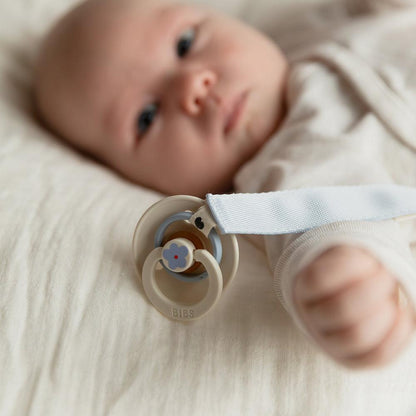 Bibs|Pacifier Clip Ribbon - Dusty Blue