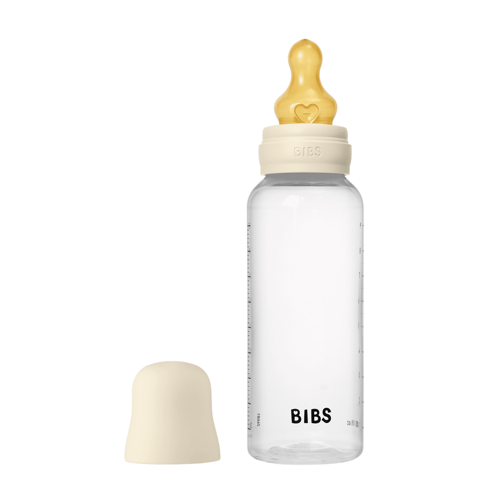 Bibs| glass bottle latex 240ml | Medium flow | Ivory