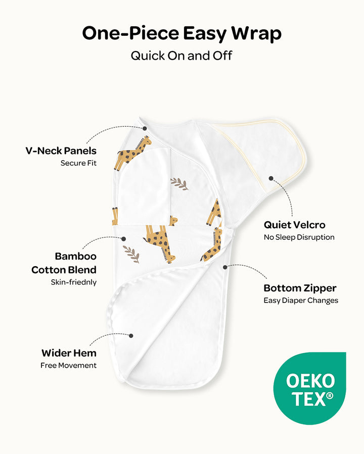 Momcozy Easy Swaddle Wrap For 0-3M