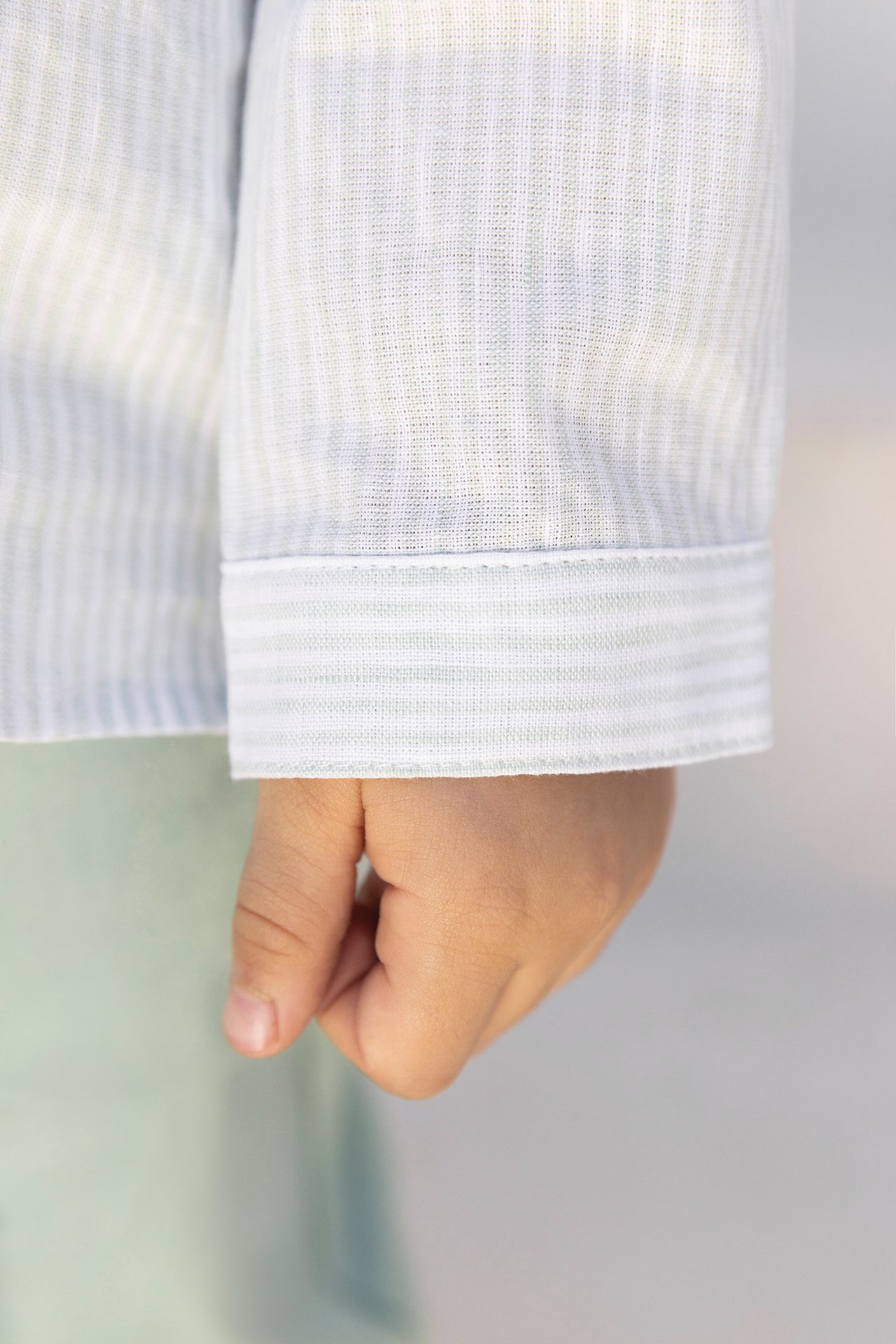 Shirt
Sage Linen Stripes