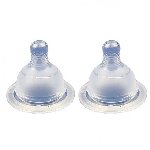 Spectra - Silicone Teats [Pack of 2] |Size Medium (3-5m)