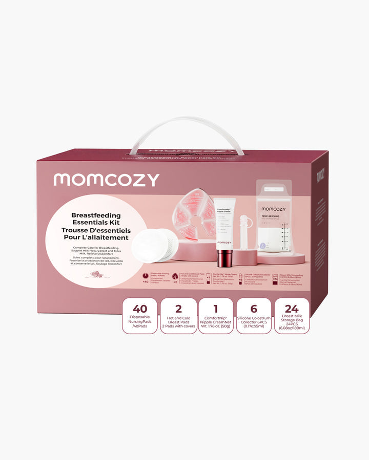 Momcozy Breastfeeding Essentials & Postpartum Kit (73 Pieces)