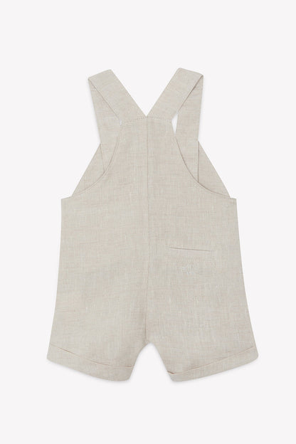 Dungaree short
Sand Linen