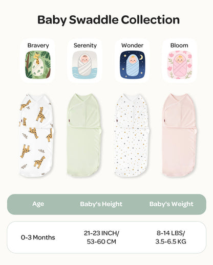 Momcozy - Swaddle Wraps | 0-3M, 2-Pack, Pink