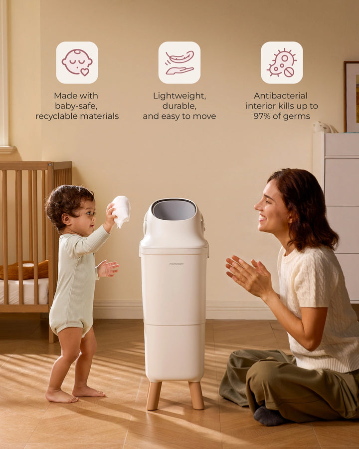 Momcozy Triple-Seal Diaper Pail