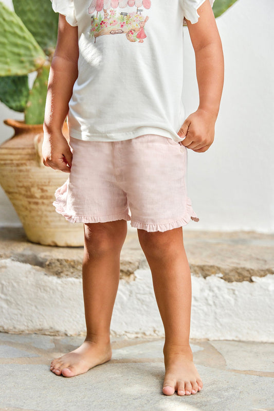 Short
Pale pink Linen