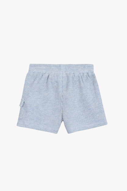 Short
Blue cloud cotton hedgehog