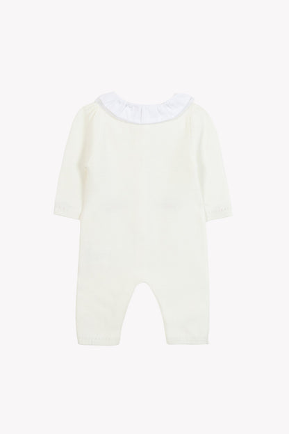 Jumpsuit long
Ecru cotton flowers