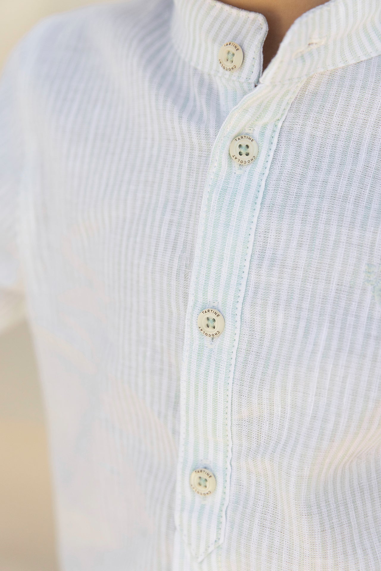 Shirt
Sage Linen Stripes