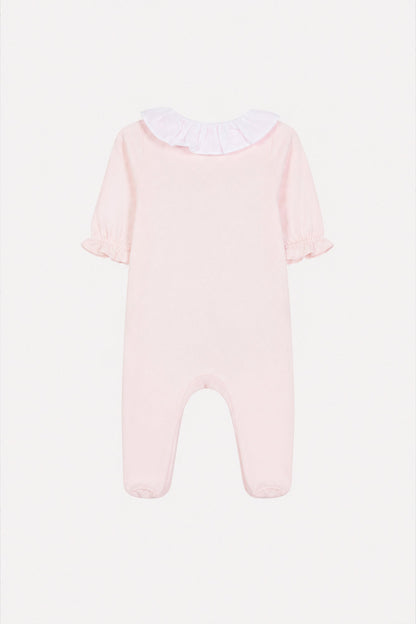 Pajamas
Pale pink cotton Peter pan collar gathered