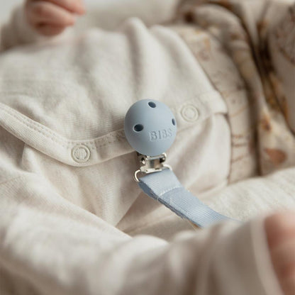 Bibs|Pacifier Clip Ribbon - Dusty Blue
