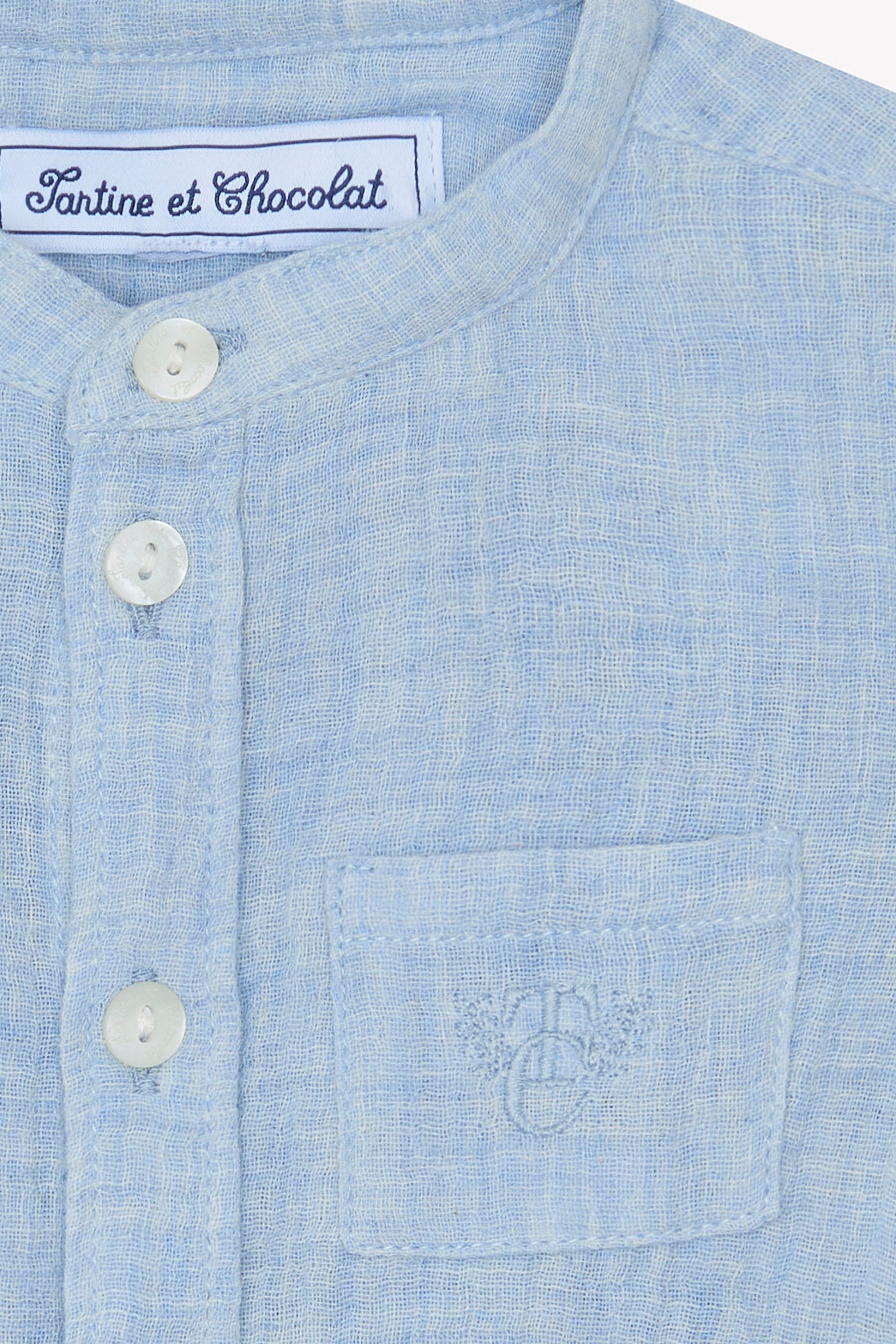 Shirt
Blue cloud cotton