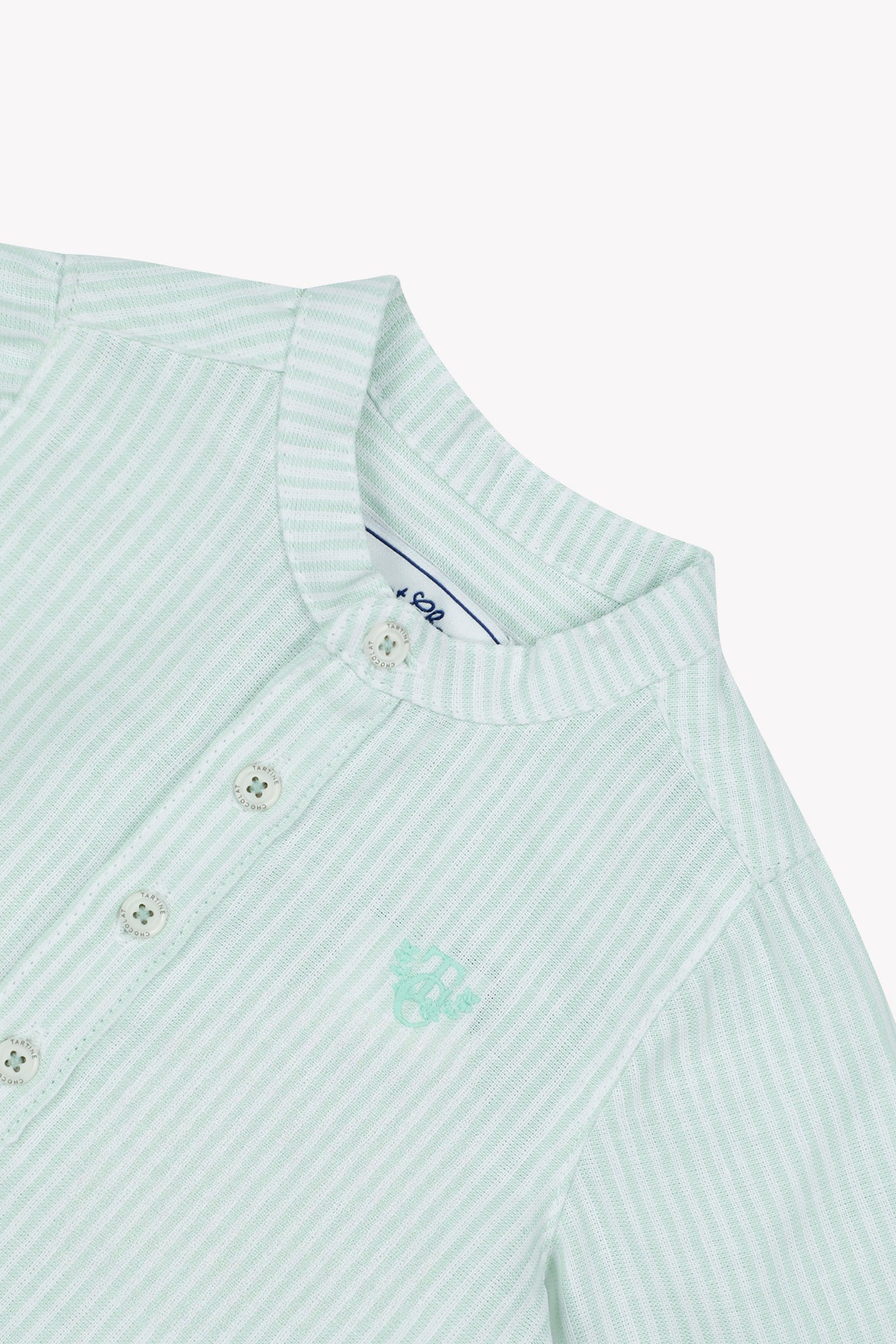 Shirt
Sage Linen Stripes