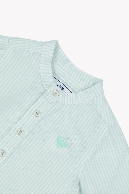 Shirt
Sage Linen Stripes