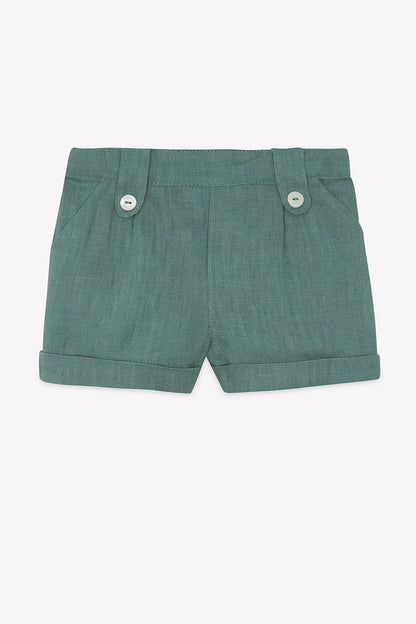 Short
Khaki Linen Ceremony