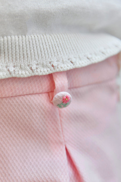 Short
Pink cotton