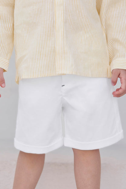 Short
White cotton Ceremony