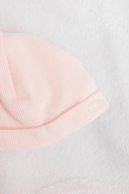 Beanie
Pale pink Cotton