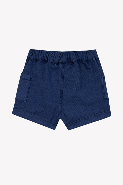 Short
Navy Hem cotton