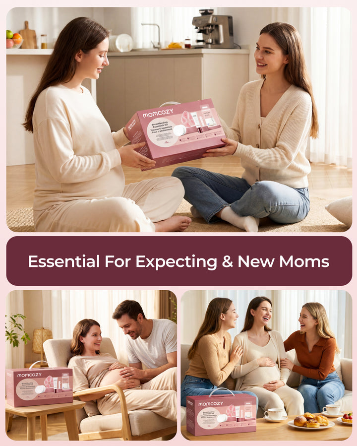 Momcozy Breastfeeding Essentials & Postpartum Kit (73 Pieces)