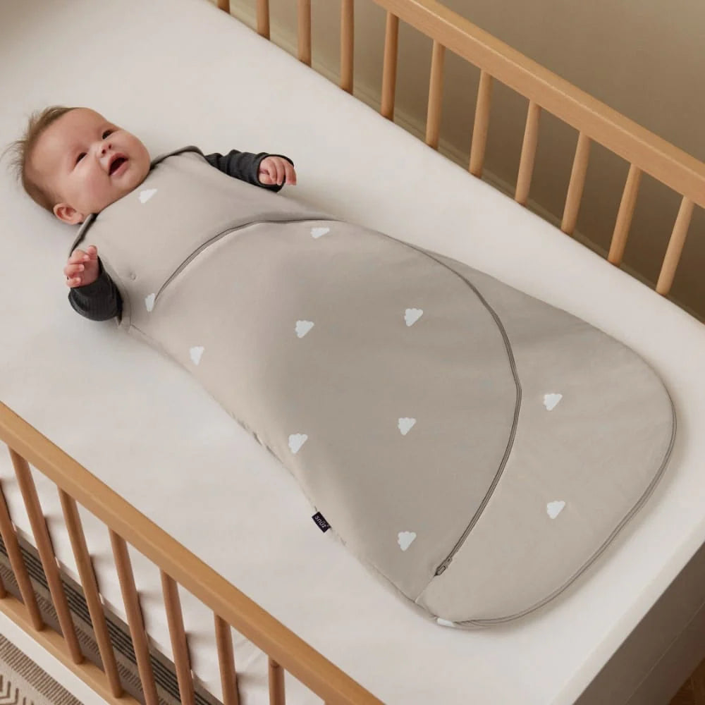 6-18 months SnuzPouch Sleeping Bag – Grey Cloud Tog 1.0