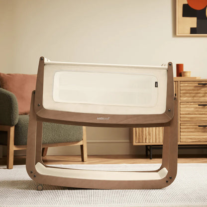 SnuzPod5 Bedside Crib Walnut