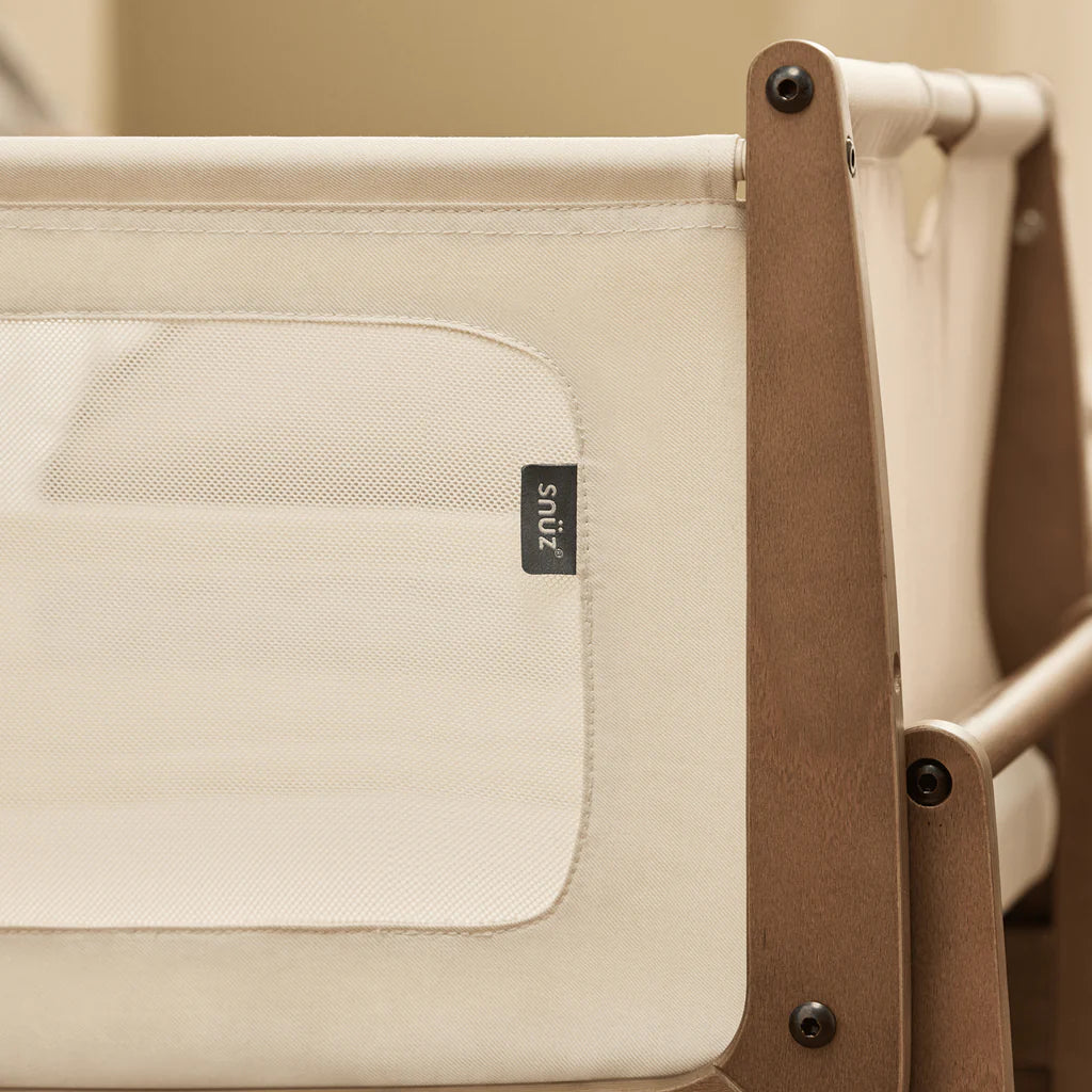 SnuzPod5 Bedside Crib Walnut