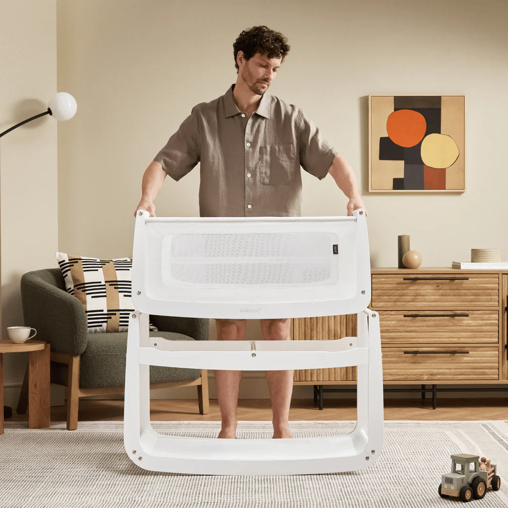 SnuzPod5 Bedside Crib White